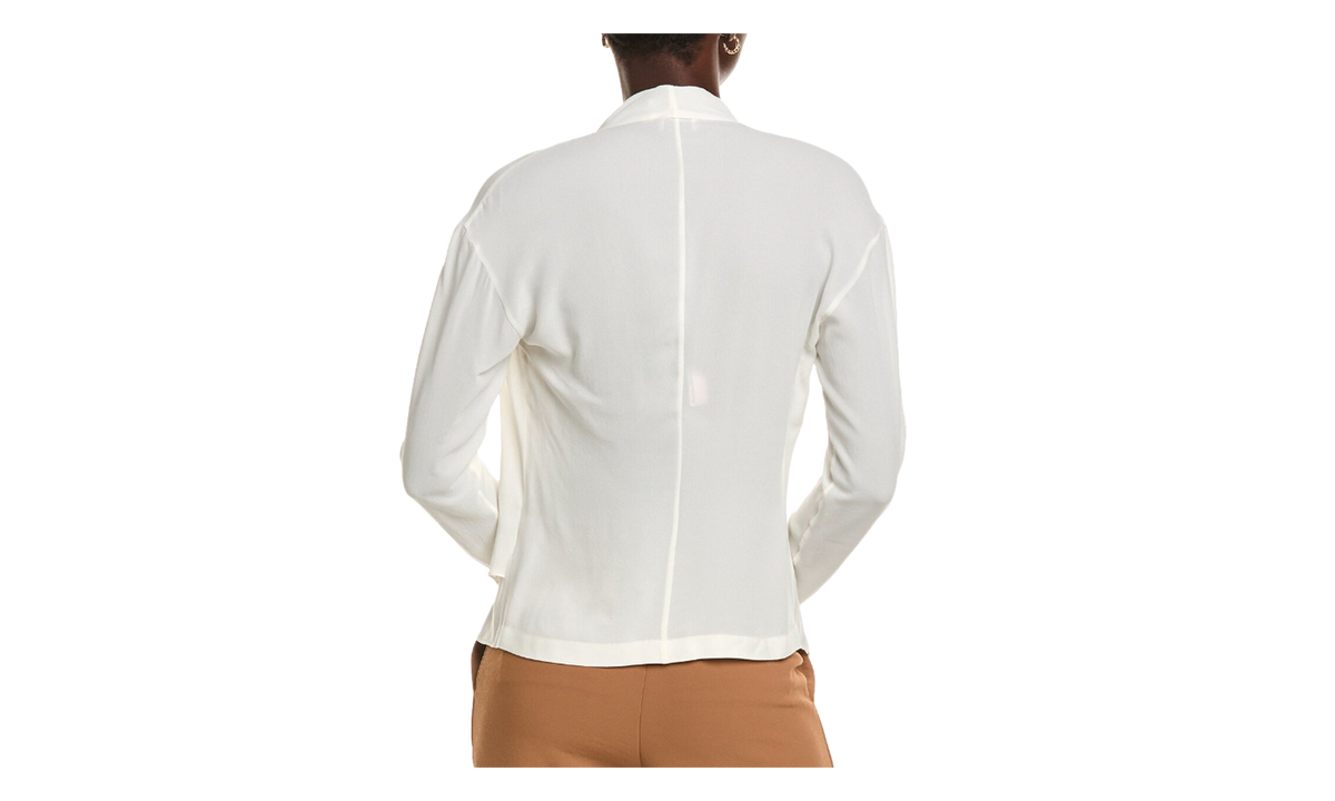 Silk Draped Long Sleeve Shirt WMNS "Natural" BRUN2770