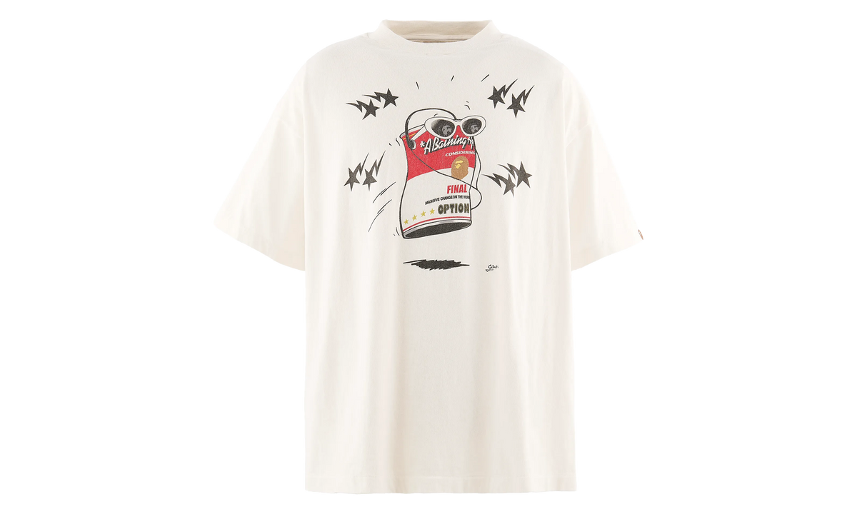 Bape Dancing Can T-Shirt "White" SM MK1 0000 C34