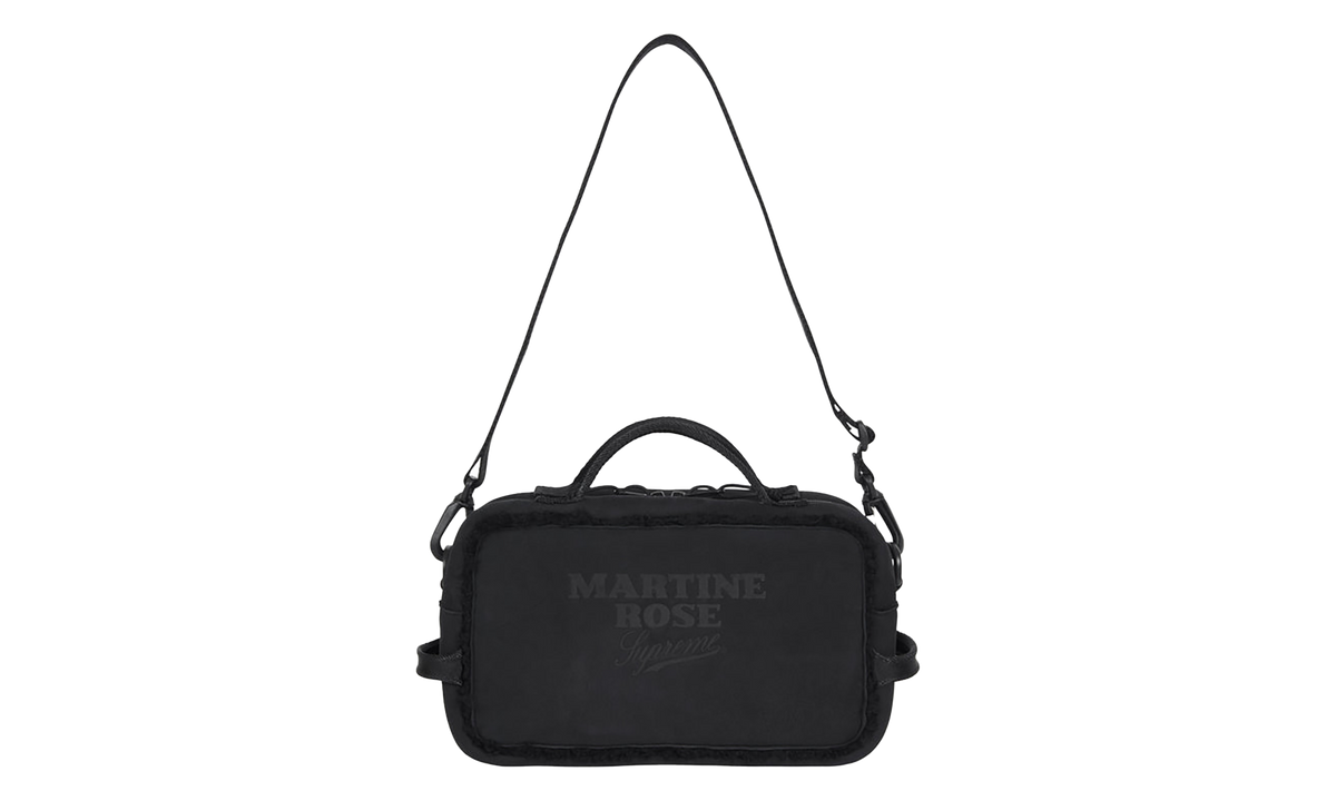Martine Rose Shearling Mini Duffle Bag "FW26 - Black" SU29026