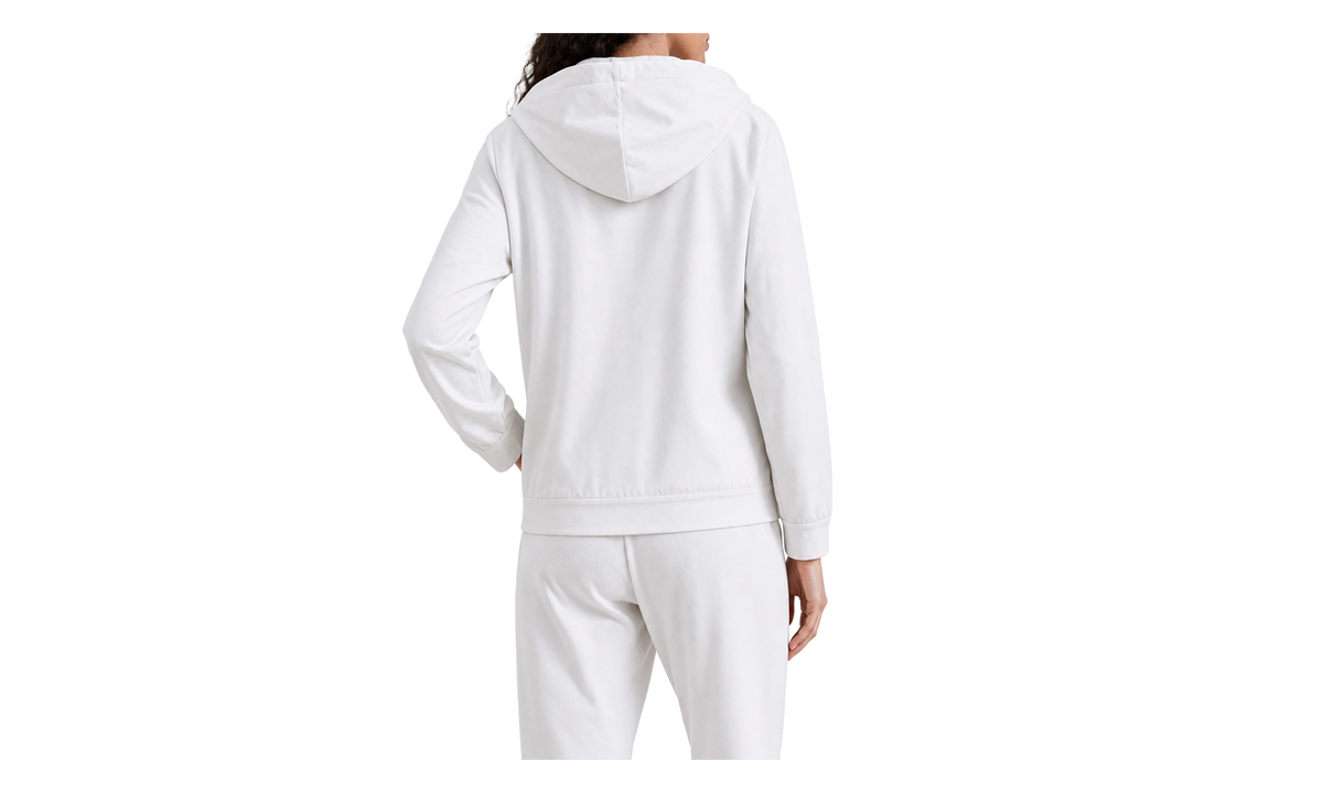 Cotton Zip Hoodie WMNS "White" BRUN2758