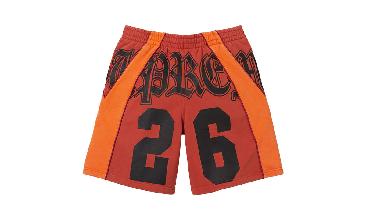Paneled Sweatshort "FW26 - Orange" SU29024
