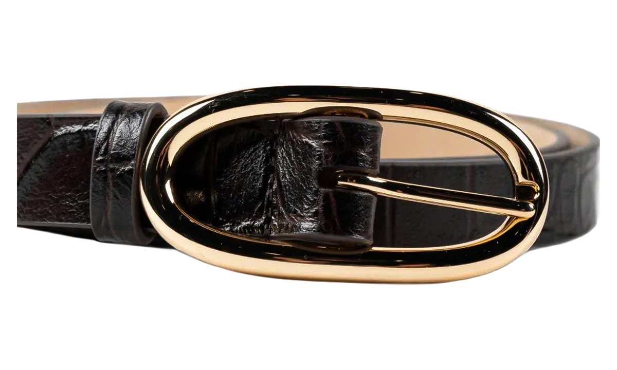 Pierced Belt "Cocoa / Gold" 183037 201