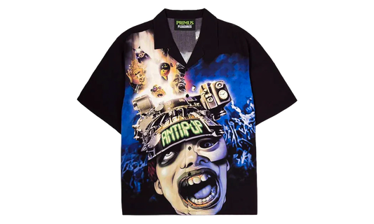 Anti-Pop Button Up "Multi" P26SU049 Multi
