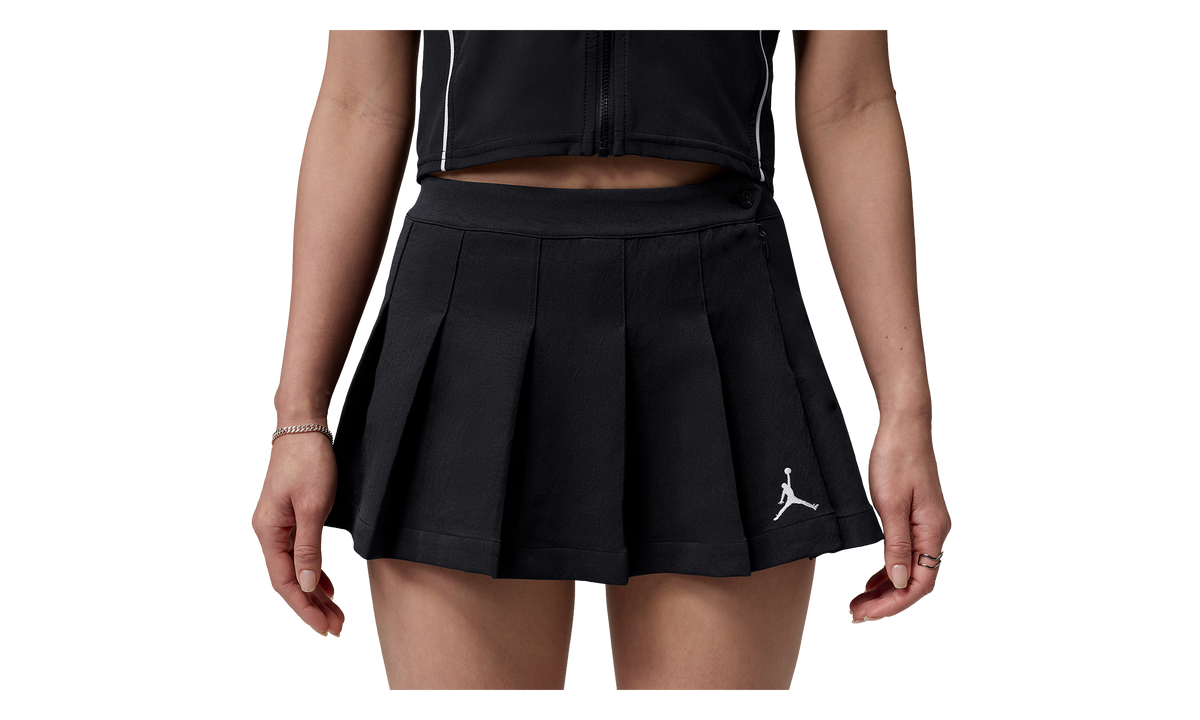 Jordan Brooklyn Pleated Skirt WMNS "Black / White" IF1372 010