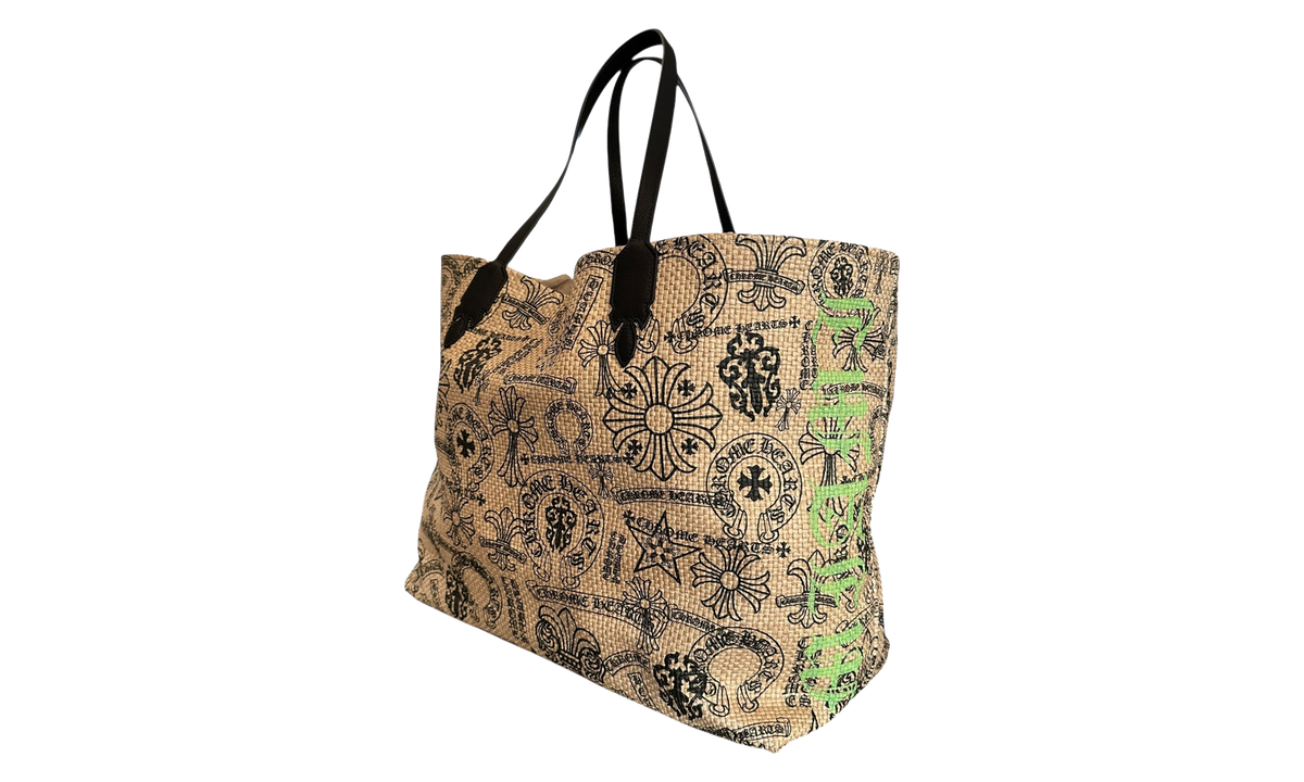 Miami Exclusive Stencil Beach Tote Bag "Beige & Black" CHRM2003