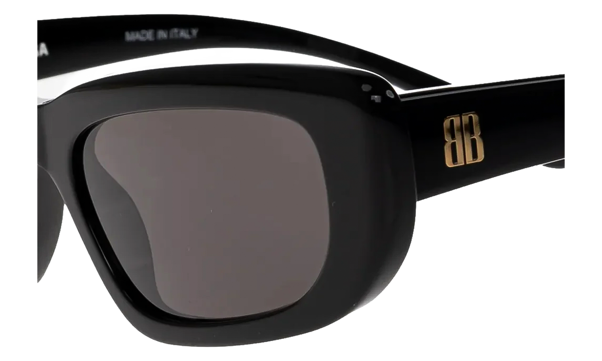 BB0516S Palma Rectangle Sunglasses "Black" 870665 T0039 1000