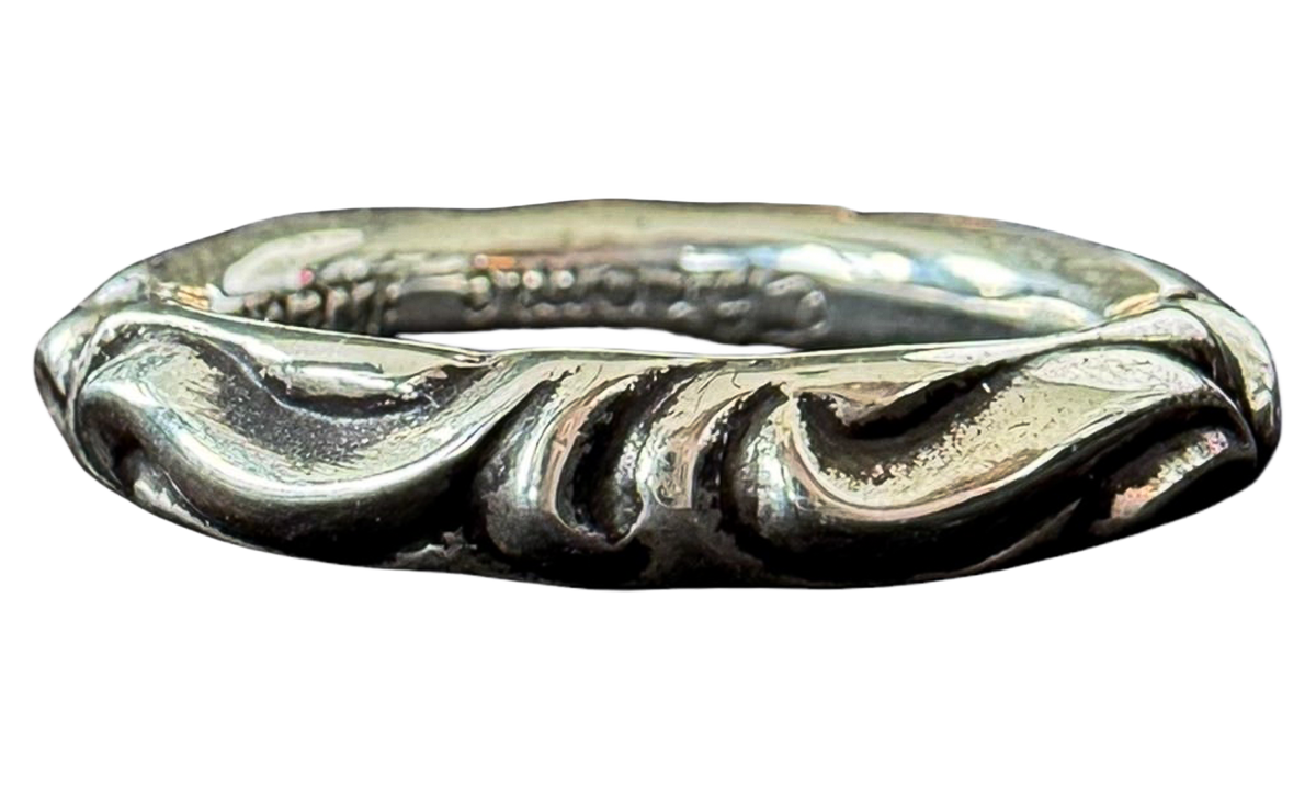 Scroll Band Ring "Silver" CHRM1989