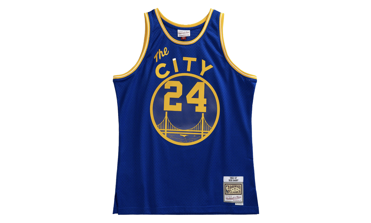 Swingman Jersey "NBA Golden State Warriors 66 Rick Barry" SMJYSB19026 SFWROYA66RBA