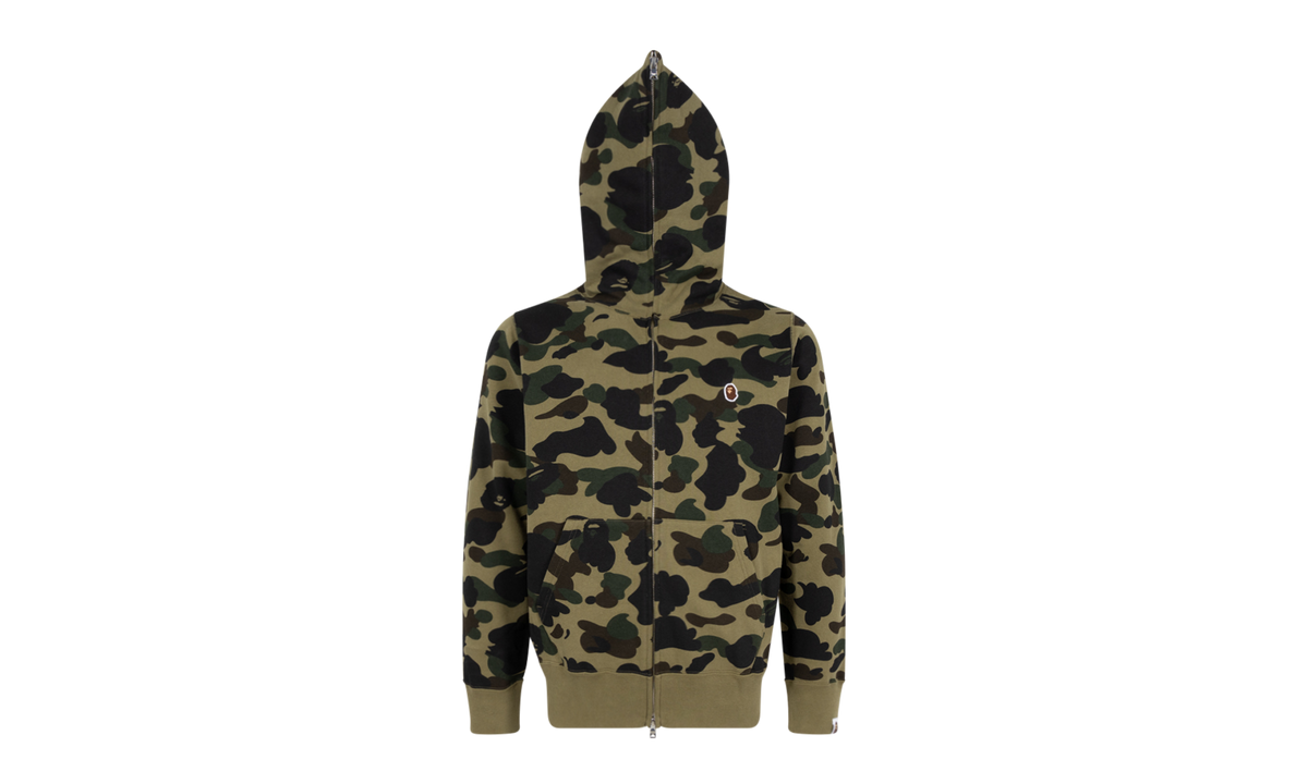 1st Camo One Point Full Zip Hoodie "Camo Green" 0ZXSWM115017I GRX