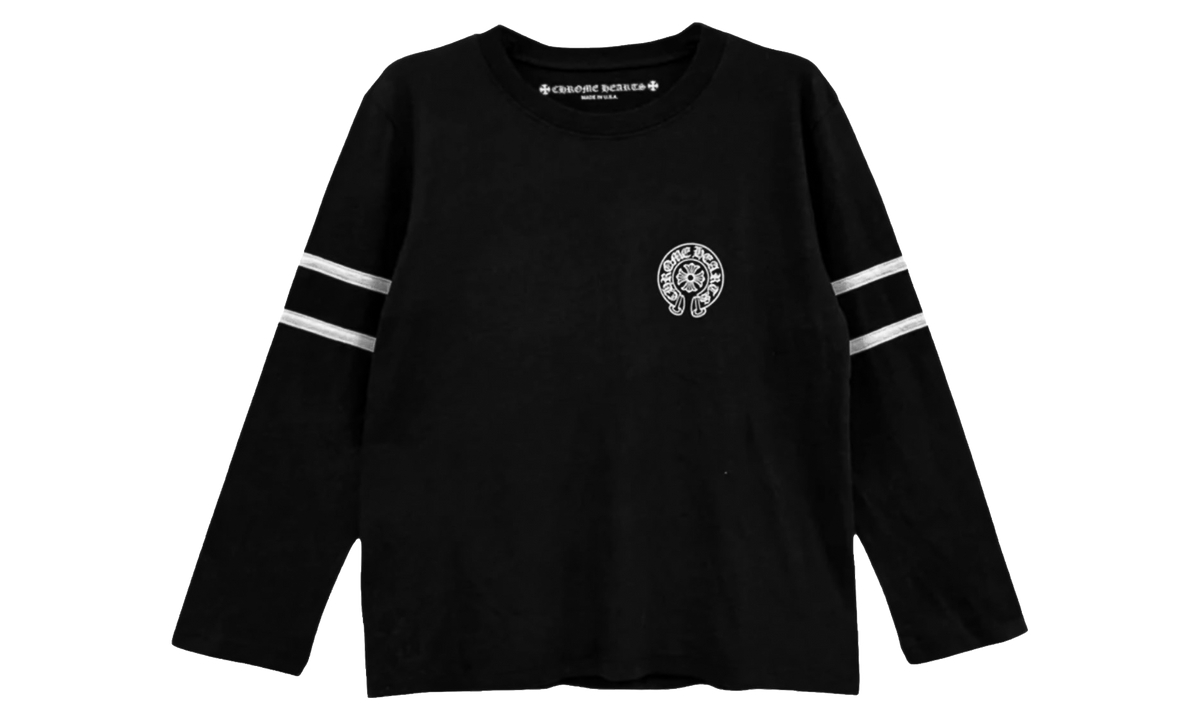 Roller Skates 33 Horseshoe Long Sleeve Tee WMNS "Black / White" CHRM2036
