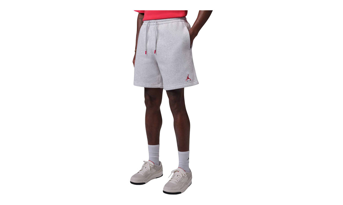 Jordan Brooklyn Shorts "Neutral Grey / Heather / Photon Dust / University Red" IM9230 054