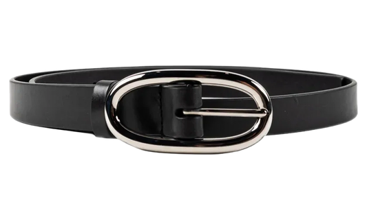 Pierced Belt "Black / Silver" 178060 002