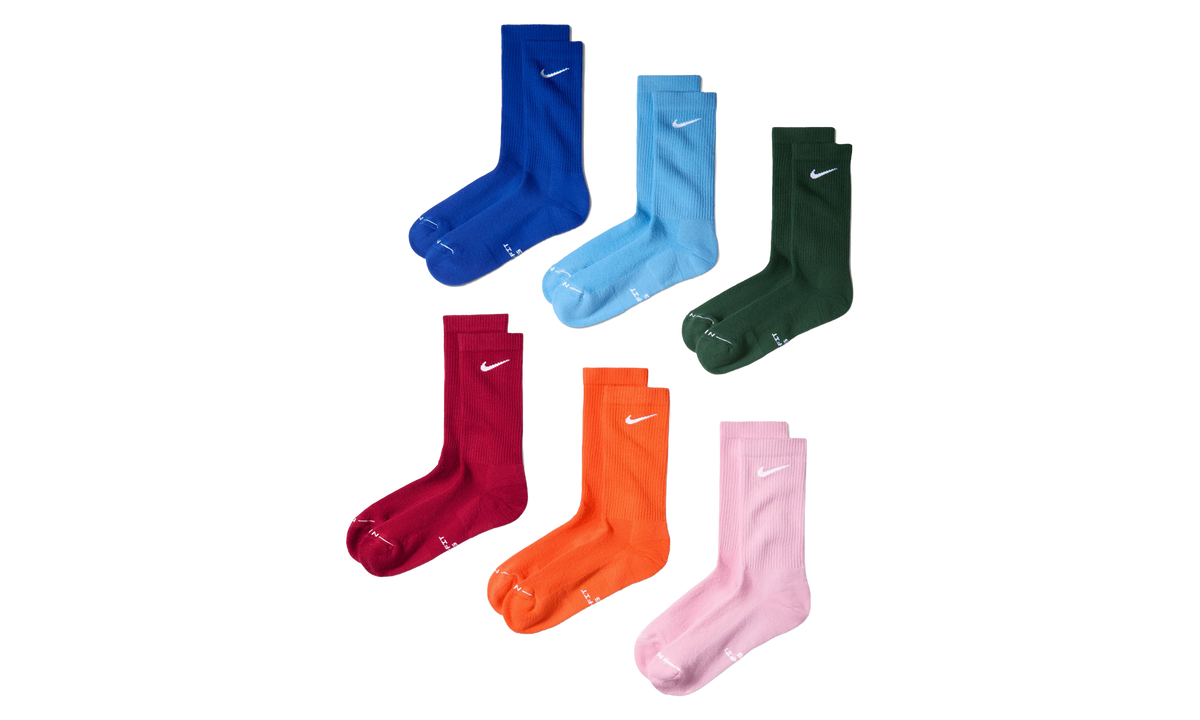 Everyday Elevated Crew Socks "6 Pairs - Multicolor" HQ8021 915