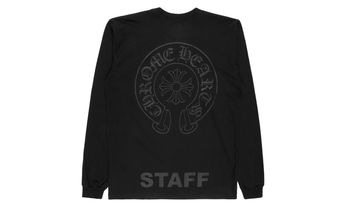 Staff Horseshoe Logo Longsleeve T-Shirt "Black / Grey" CHRM2034