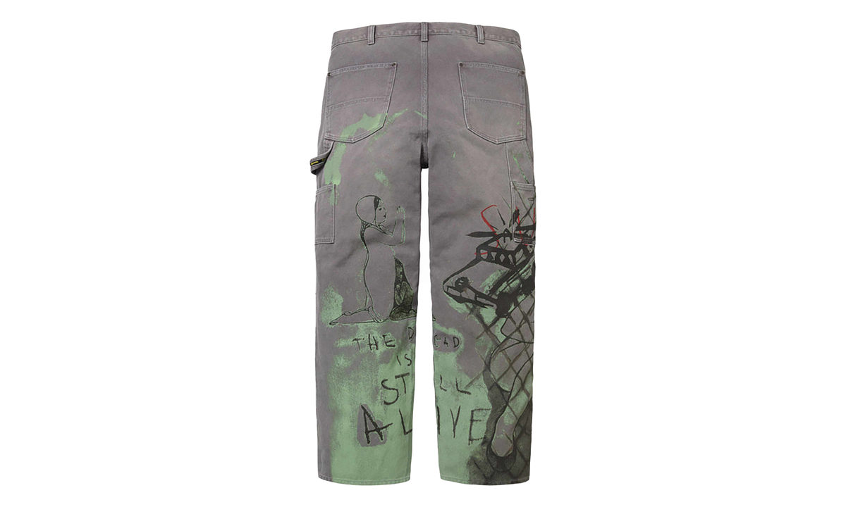 Rita Ackerman Double Knee Painter Pant "FW26 - Grey" SU28938