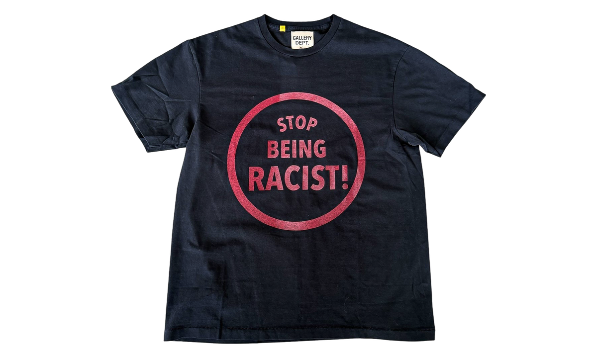 Stop Being Racist T-Shirt "Black & Red" GD443
