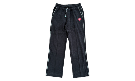 Monogram Jacquard Towelling Trousers "Black / Red" MPF25 JTR 270 01
