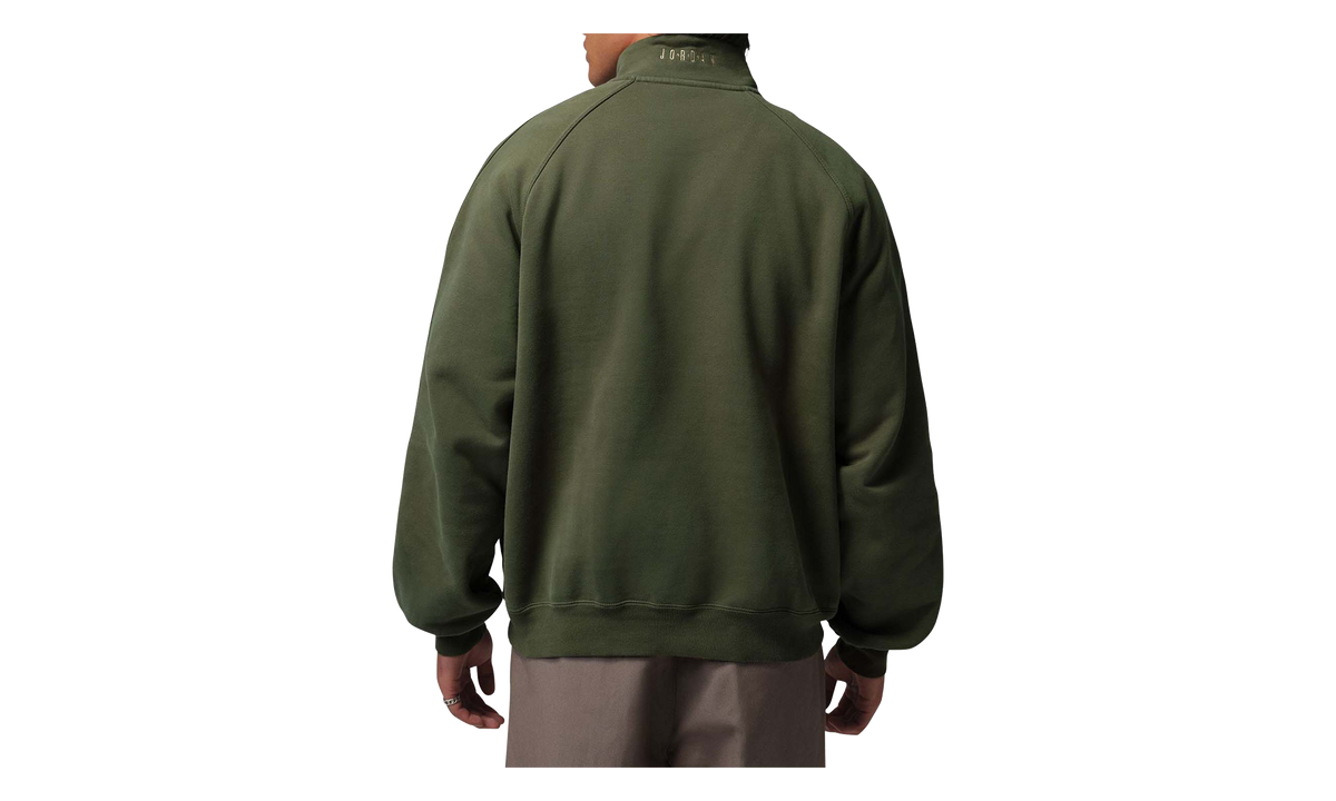 Jordan Flight Graphic Fleece Quarter-Zip Sweatshirt "Cargo Khaki / Khaki" IF1816 325
