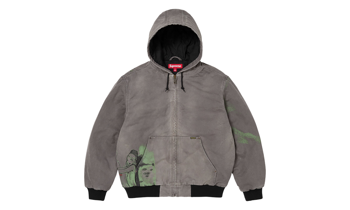 Rita Ackermann Hooded Work Jacket "FW26 - Grey" SU28904