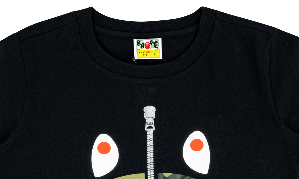1st Camo Shark Tee "BLACK / GREEN" W210016D BKM
