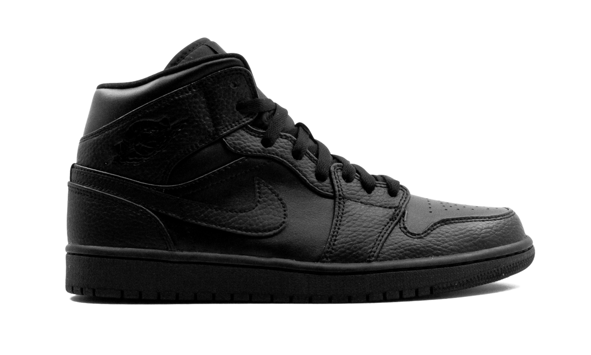 Air Jordan 1 Mid "Triple Black" 554724 091