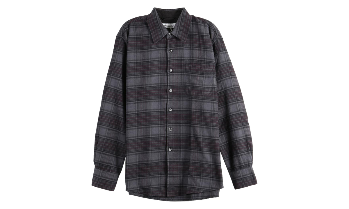 Above Long-Sleeve Shirt "Faded Nocturne Check Flannel" M4262AFN