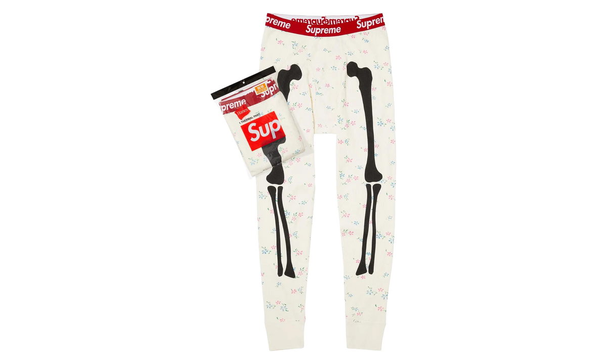 Supreme x Hanes Bones Thermal Pant (1 Pack) Floral "Floral" SU28972
