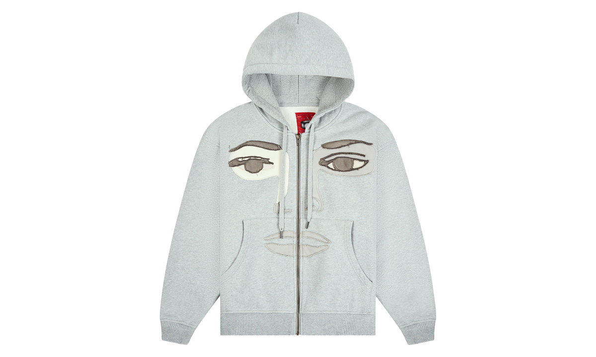 Face Hoodie "Stone Gray" KS016