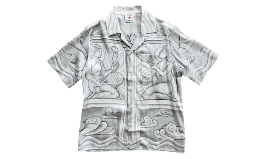 Sacred Stone Silk Shirt "Grey / White" U WPS25 SH 003 07