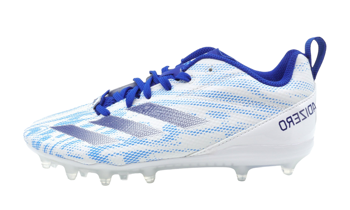 Adizero Electric. 2 Football Cleats GS "WHITE / BLUE" ID1470