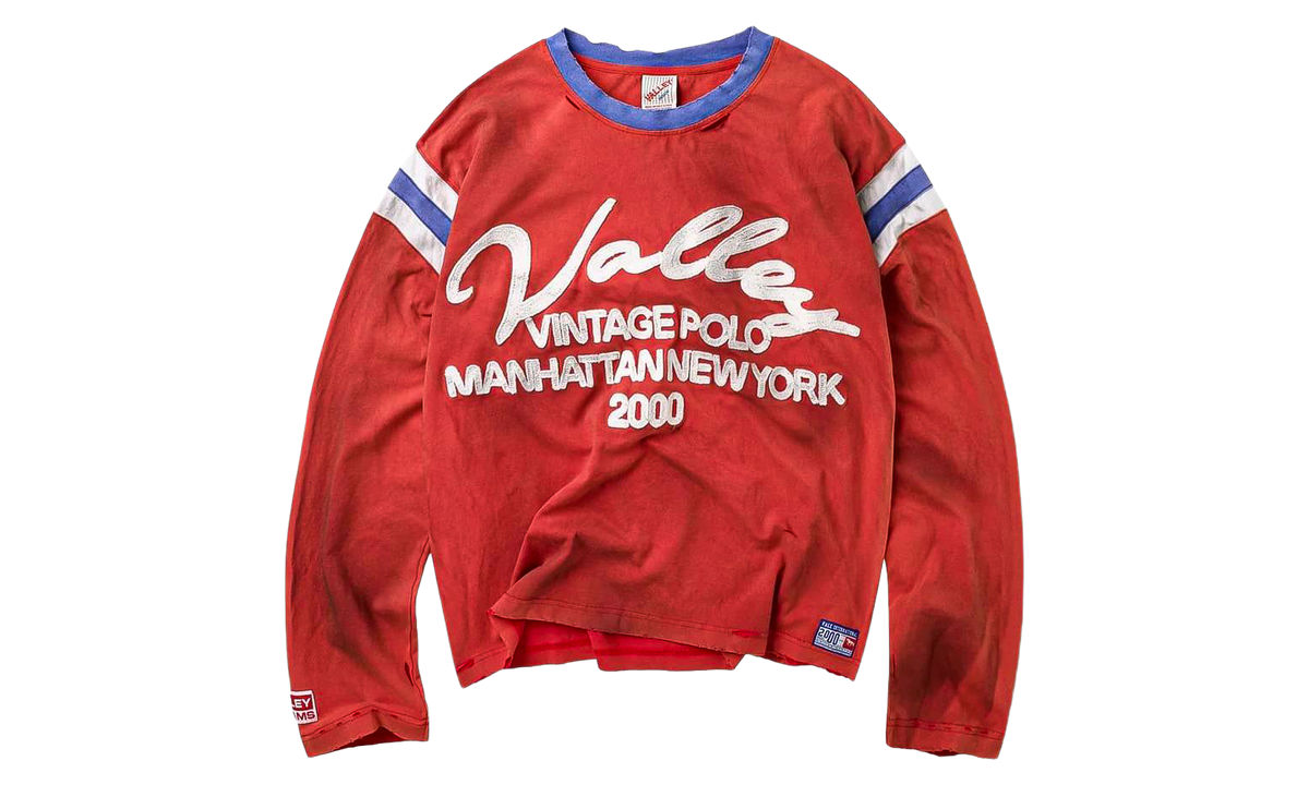 VINTAGE JERSEY LS TEE "Red" VAL484