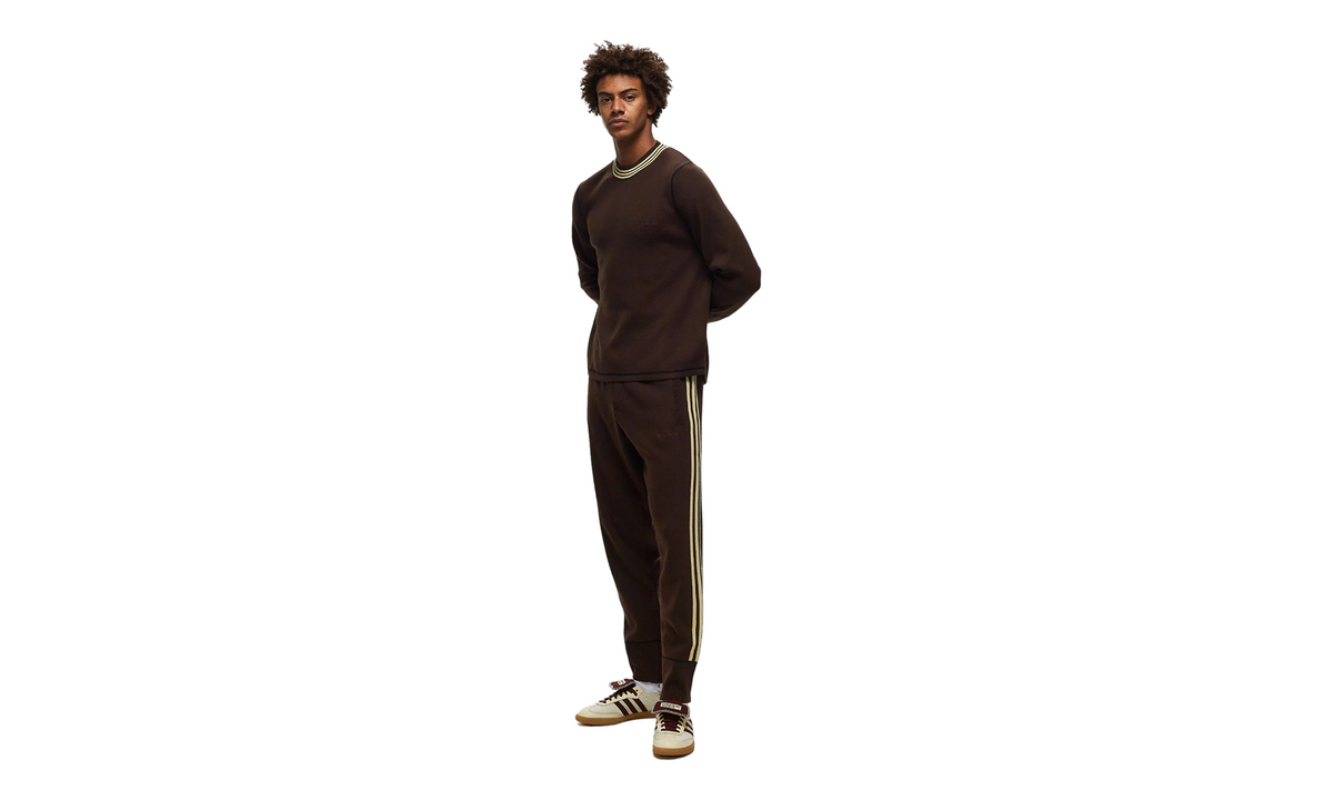 Wales Bonner Statement Knit Pants "Dark Brown" IN5952