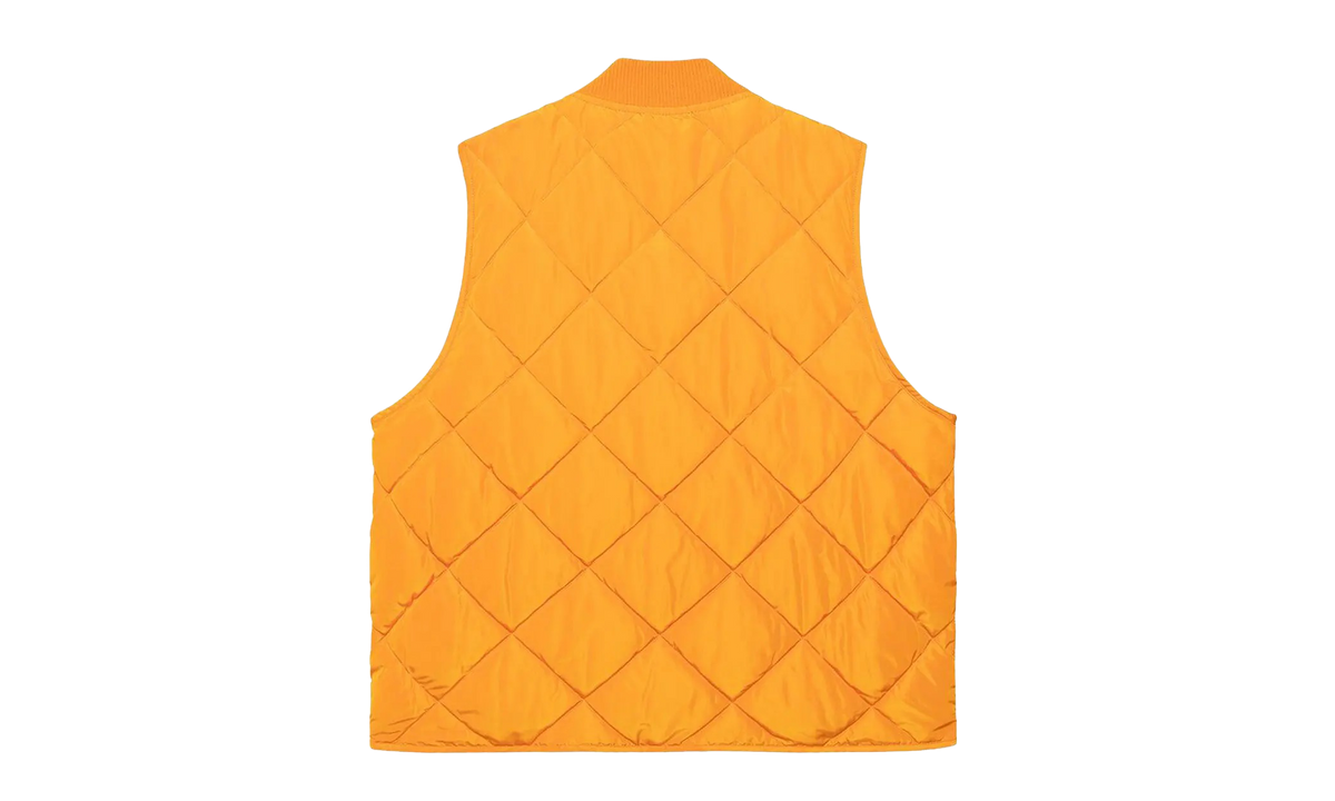 Thermal Lined Quilted Vest "Orange" STUS617