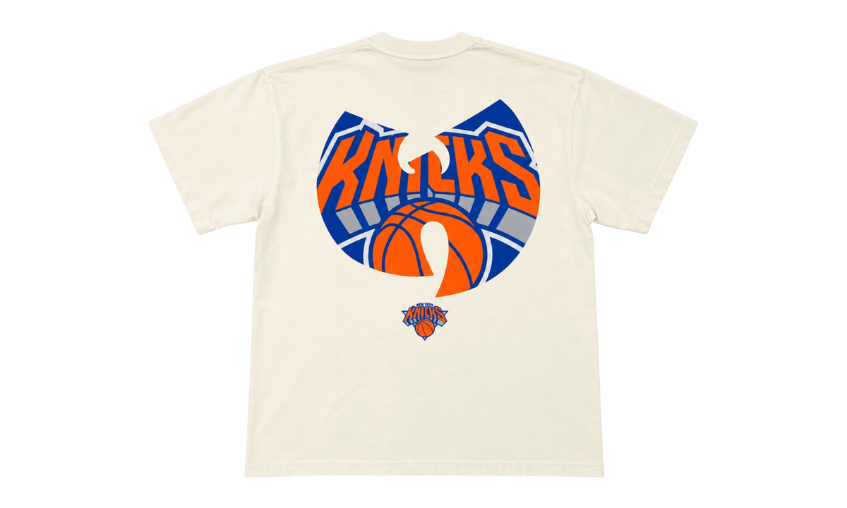 New York Knicks Logo Fill Tee "NBA X Wu-Tang Wu - Cream" SS22735 NYKCREA