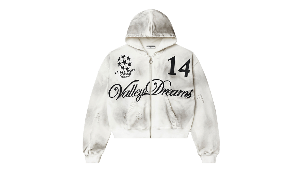 Oreo 14 Zip Up Hoodie "Dest / Smoke" VALE JA 007 OZUH WT