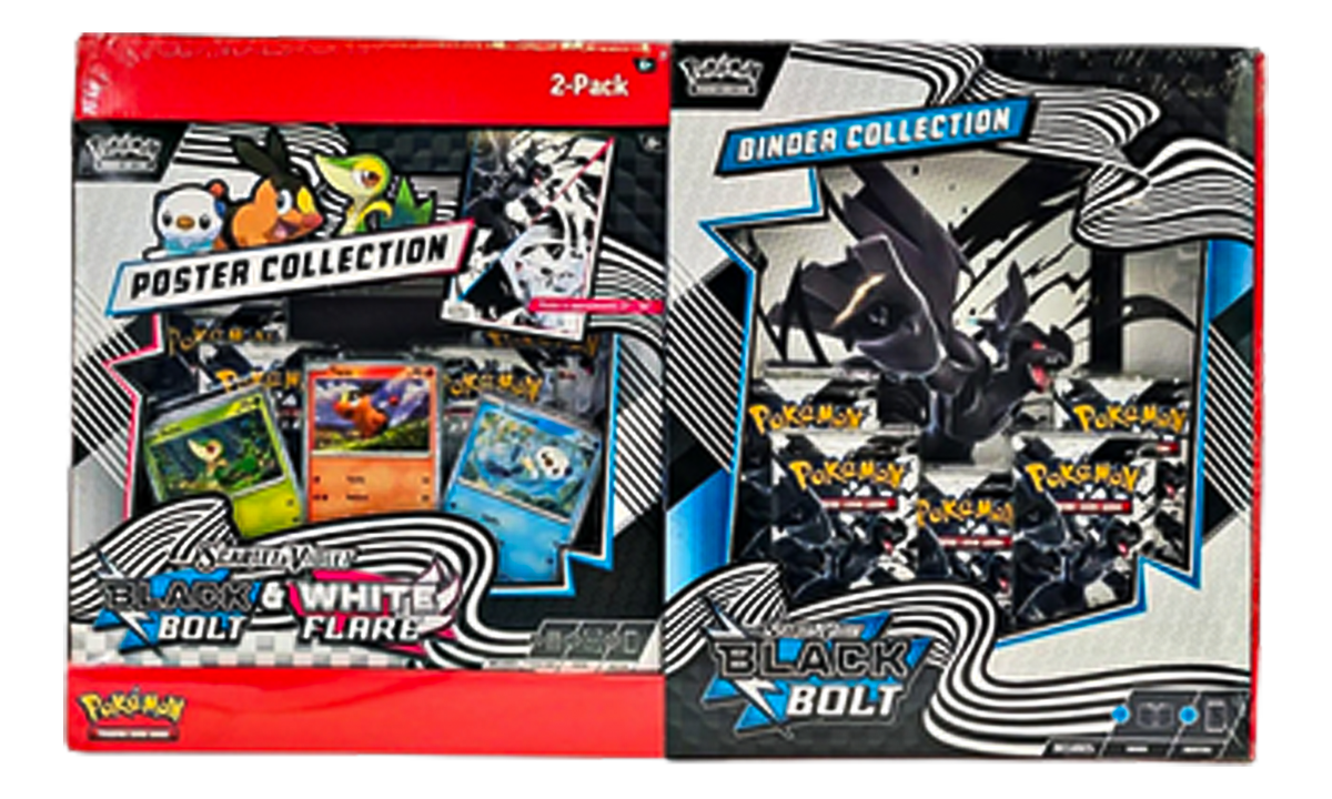 Black Bolt & White Flare Binder Collection Bundle "Sam's Club Exclusive Sealed Box" POKE071
