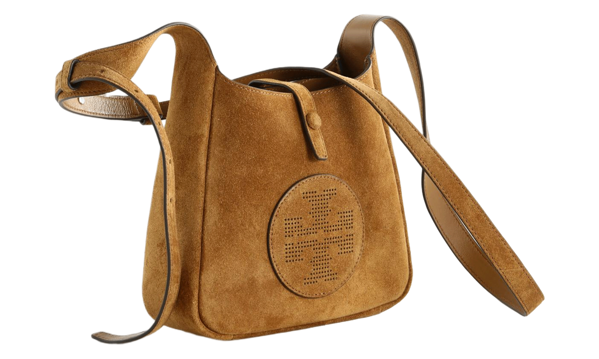 Miller Suede Crossbody Bag "Toffee" 186083 200