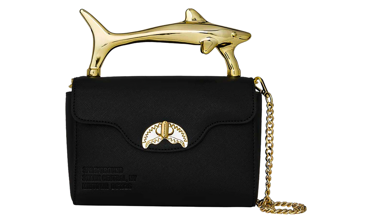 The Golden Fang Shark Handbag "Black" SYG0103