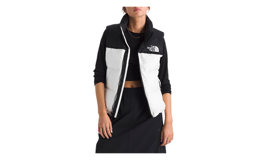 1996 Retro Nuptse Jacket WMNS "White Dune / TNF Black" NF0A3XEPGOM