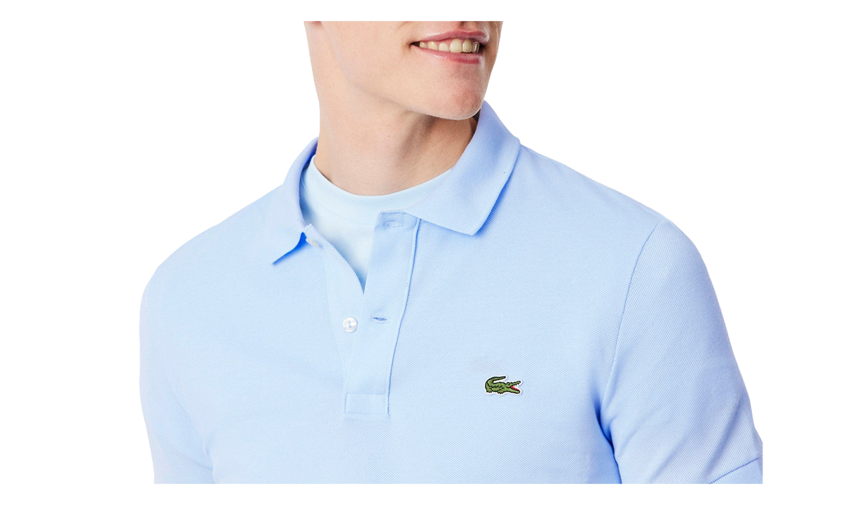 Slim Fit L.12.12 Pique Polo "Blue" PH4012-51-T01