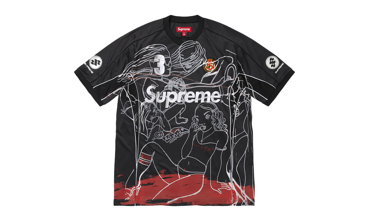Rita Ackermann Soccer Jersey "FW26 - Black" SU28923