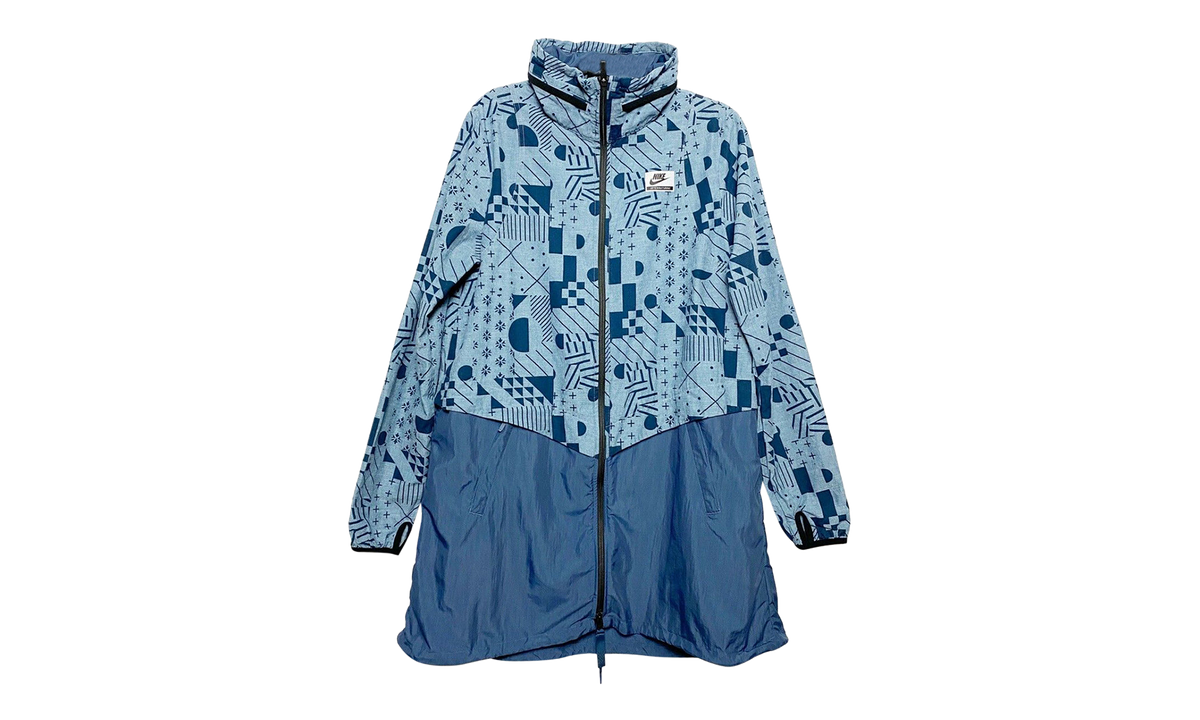 International Full Zip Parka Jacket "BLUE HEATHER GREY" 831685 464