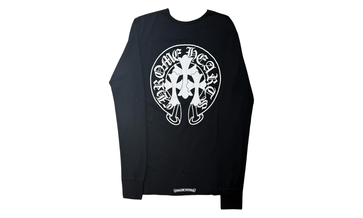 Vintage Triple Cross Horseshoe Thermal Long Sleeves Shirt "Black" CHRM2085