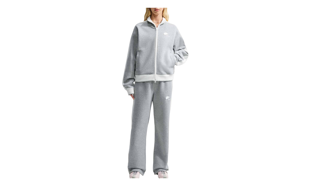 Studio Fleece Medium Weight “Nike Run Club” Mid-Rise Track Pants WMNS "Dark Grey Heather / Sail / Sail" IO2302 063
