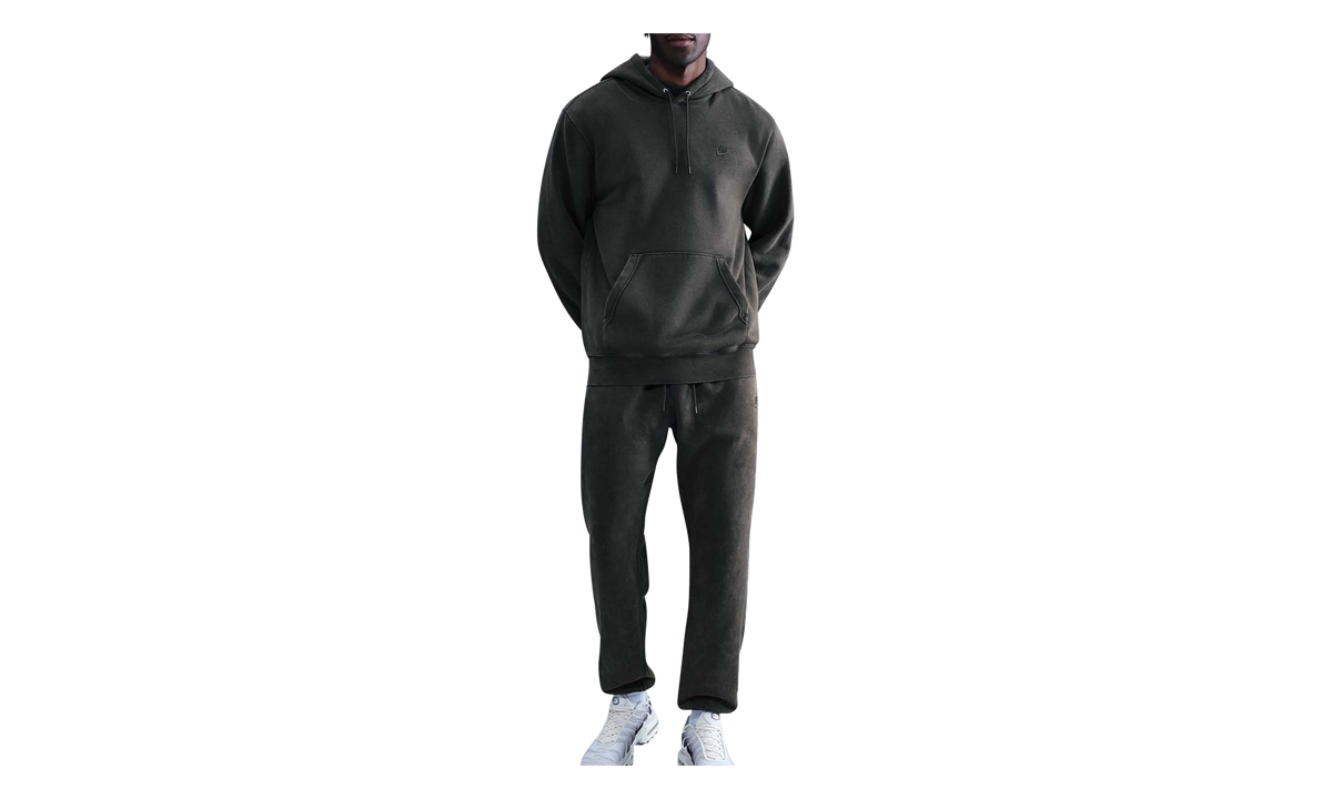 Club Washed Fleece Pullover Hoodie "Forest Charcoal" IQ1219 060