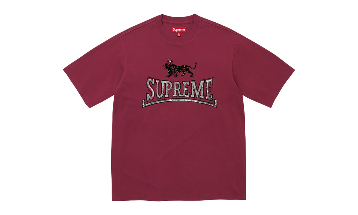 Milan Sequin S/S Top "FW26 - Maroon" SU28929