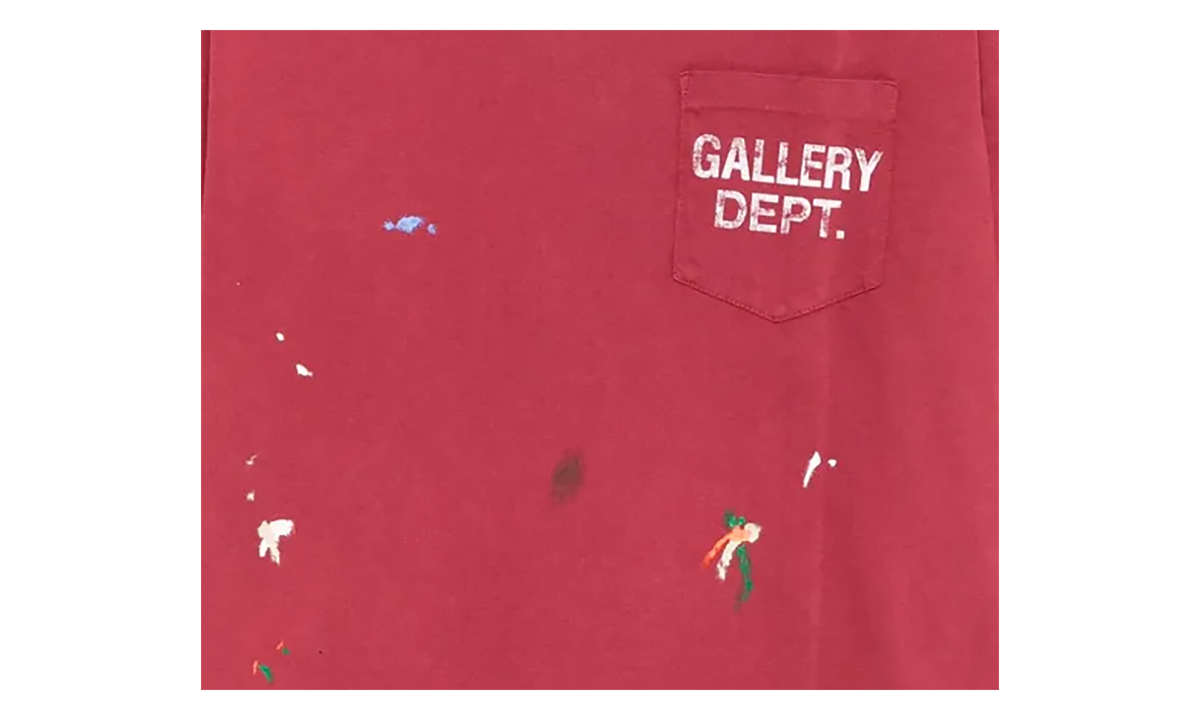 Paint Splatter Logo T-Shirt "Dusty Red" GD436