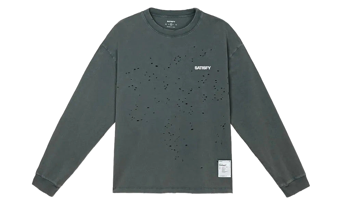 Mothtech Long Sleeve Tee "Faded Black" 11073 01A40