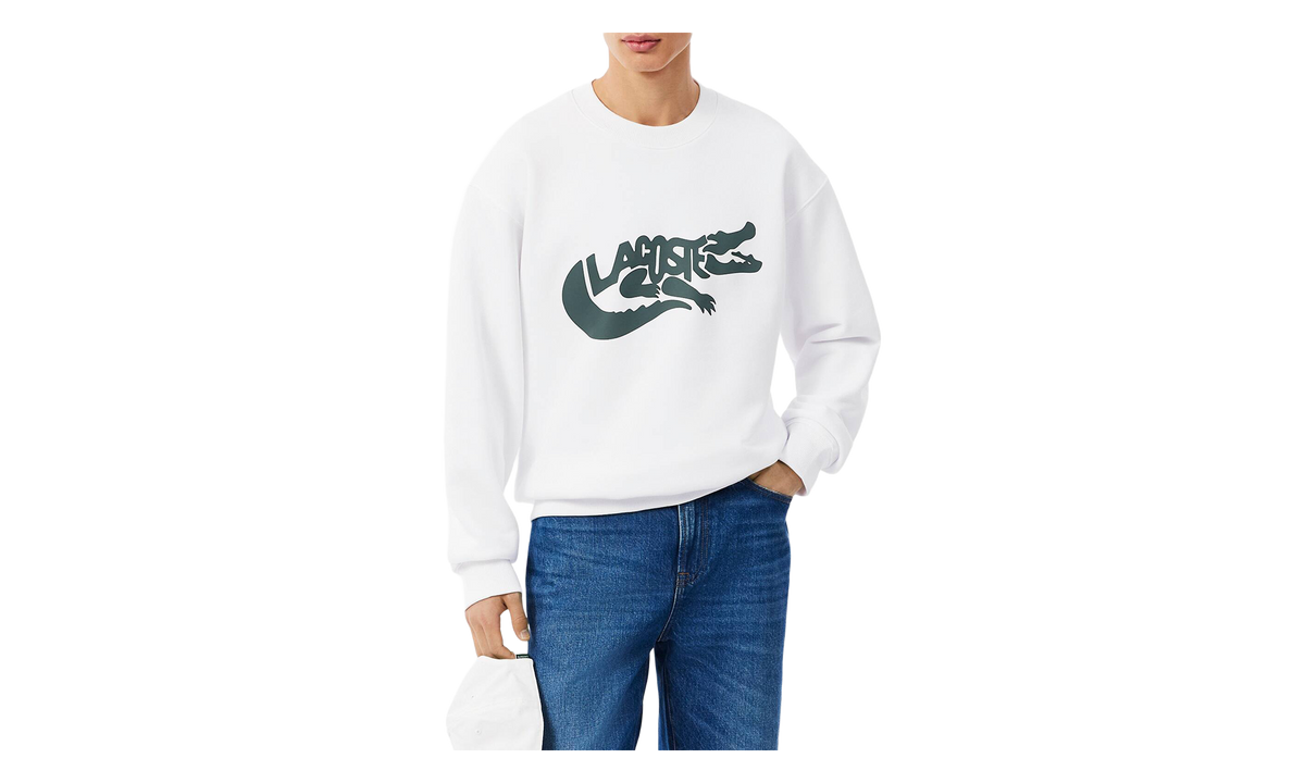 French Made Cotton Sweatshirt "White" SH9989-00-001