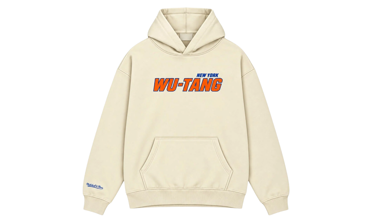 New York Knicks x Wu-Tang Logo Fill Hoodie "Cream" TH22741-NYKCREA